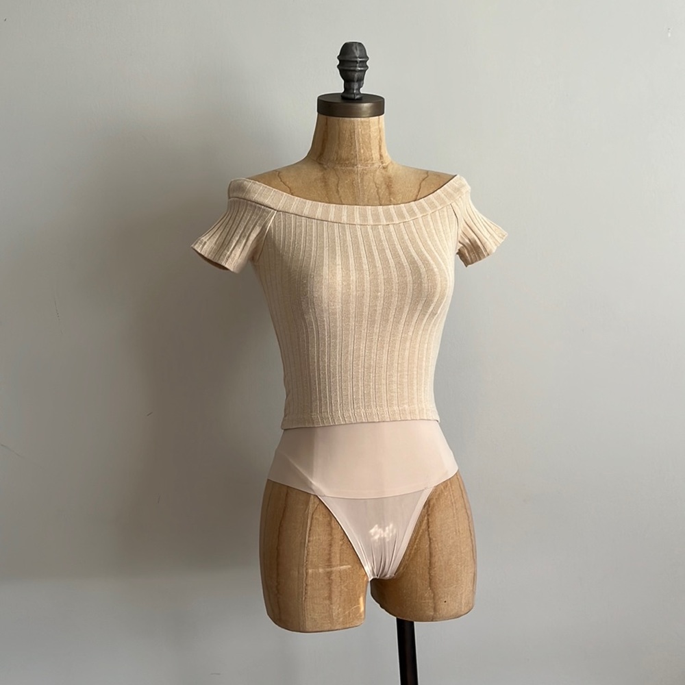 Showpo Ribbed Crop